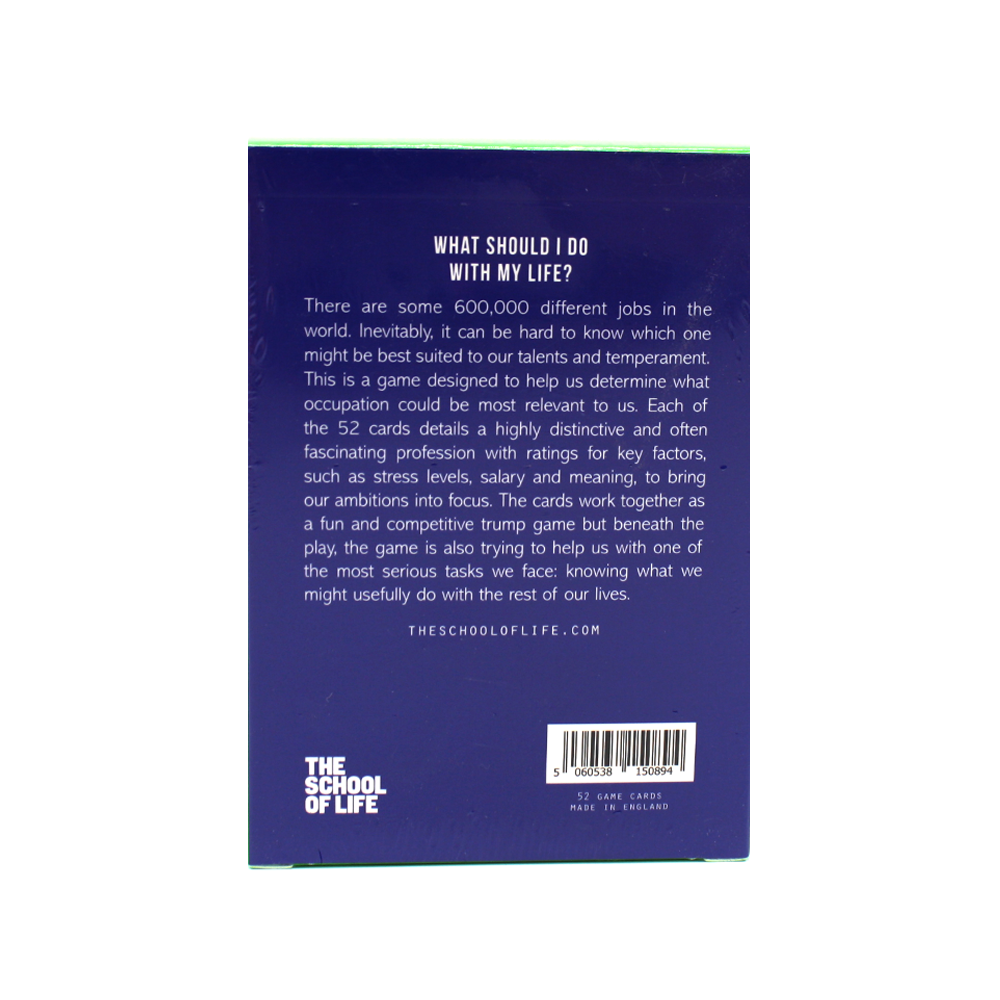 The School Of Life What Should I Do With My Life? Card Game
