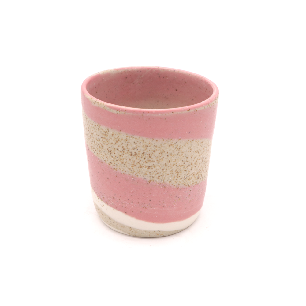 Mystery Creek Thrown Tumbler Pink