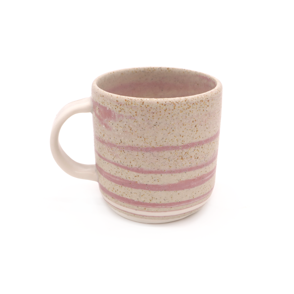 Mystery Creek Thrown Mug Pink Sand