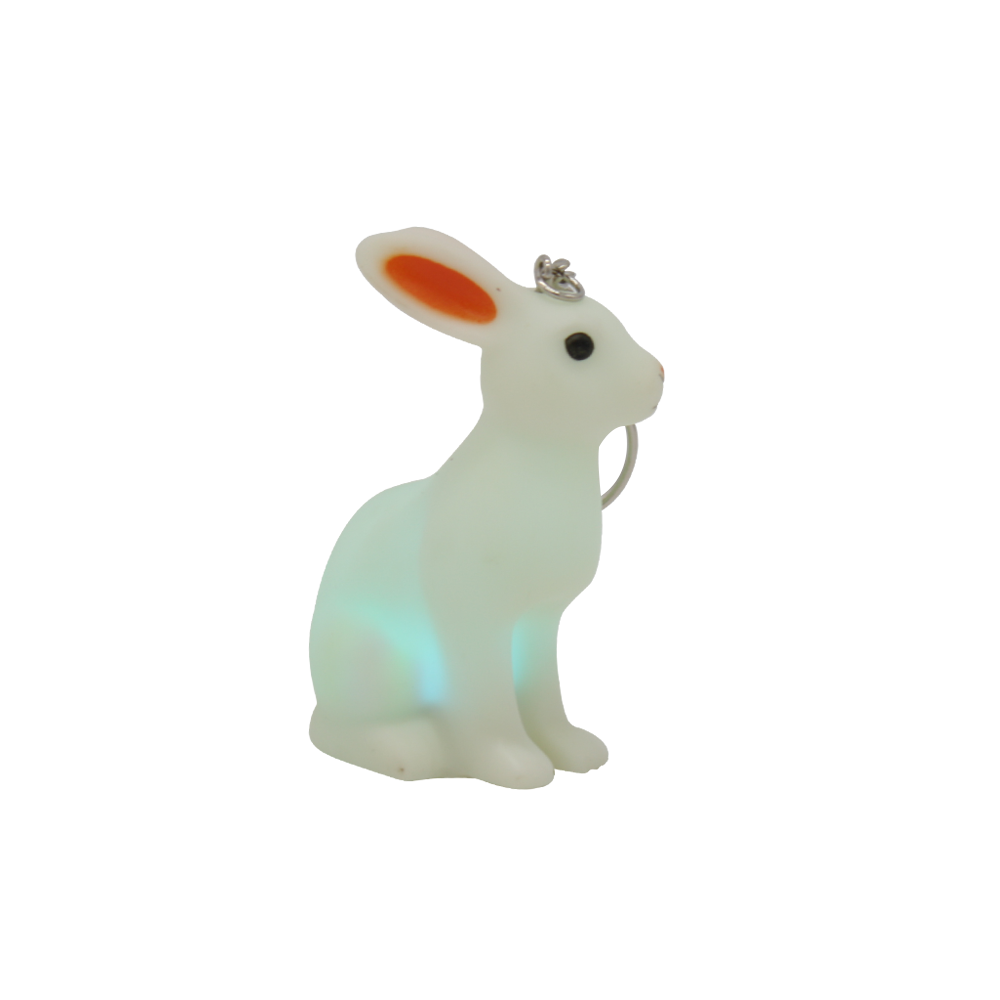 Keychain LED Light Bunny