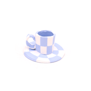 Andrea Nicholas Candle Holder Traditional Check