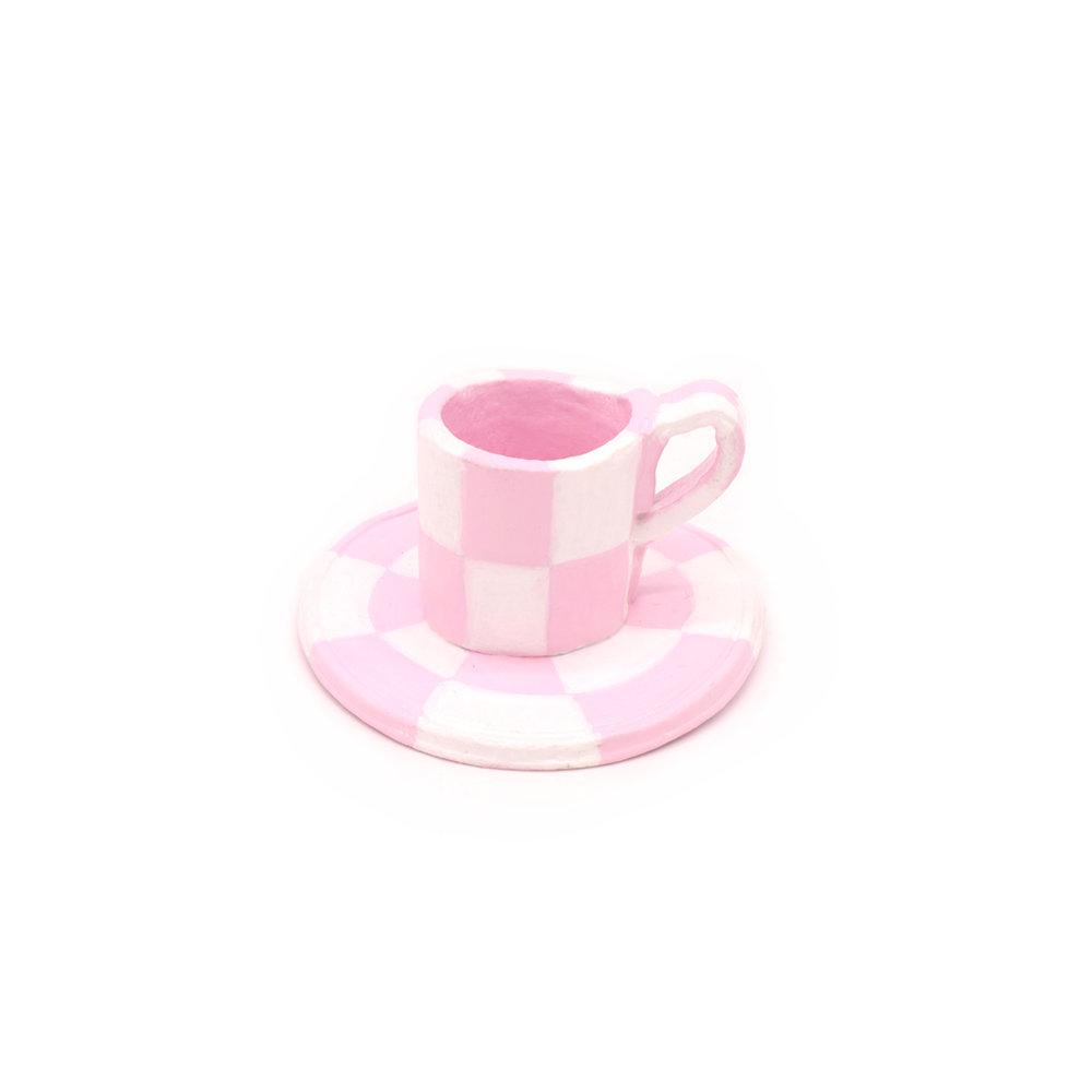 Andrea Nicholas Candle Holder Traditional Check