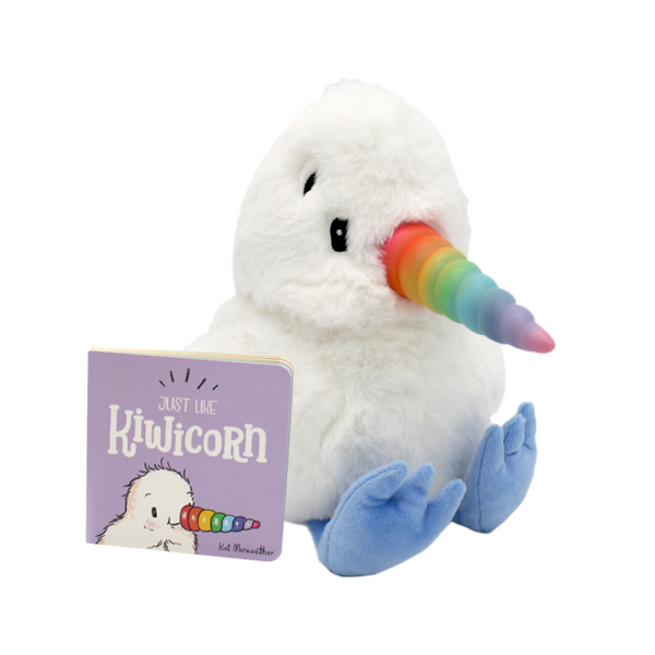 Kiwicorn Plush Toy with Board Book