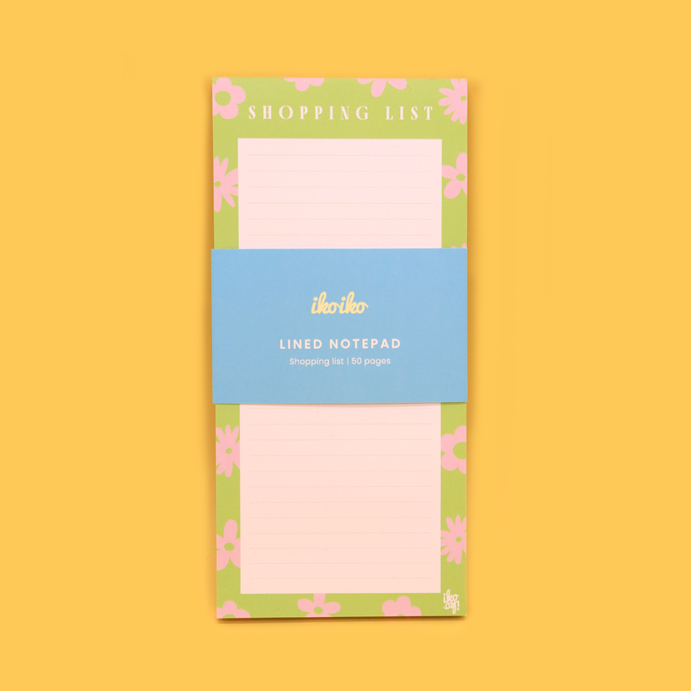 Iko Iko Shopping List Flower Power Lime Pink