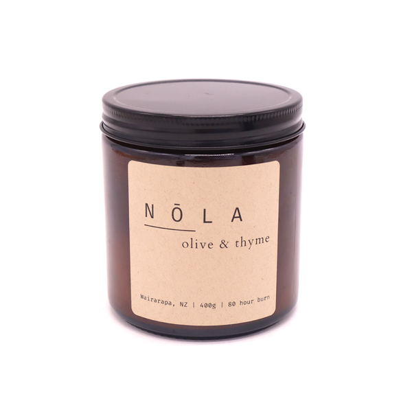 Nola Candle 400g Olive and Thyme