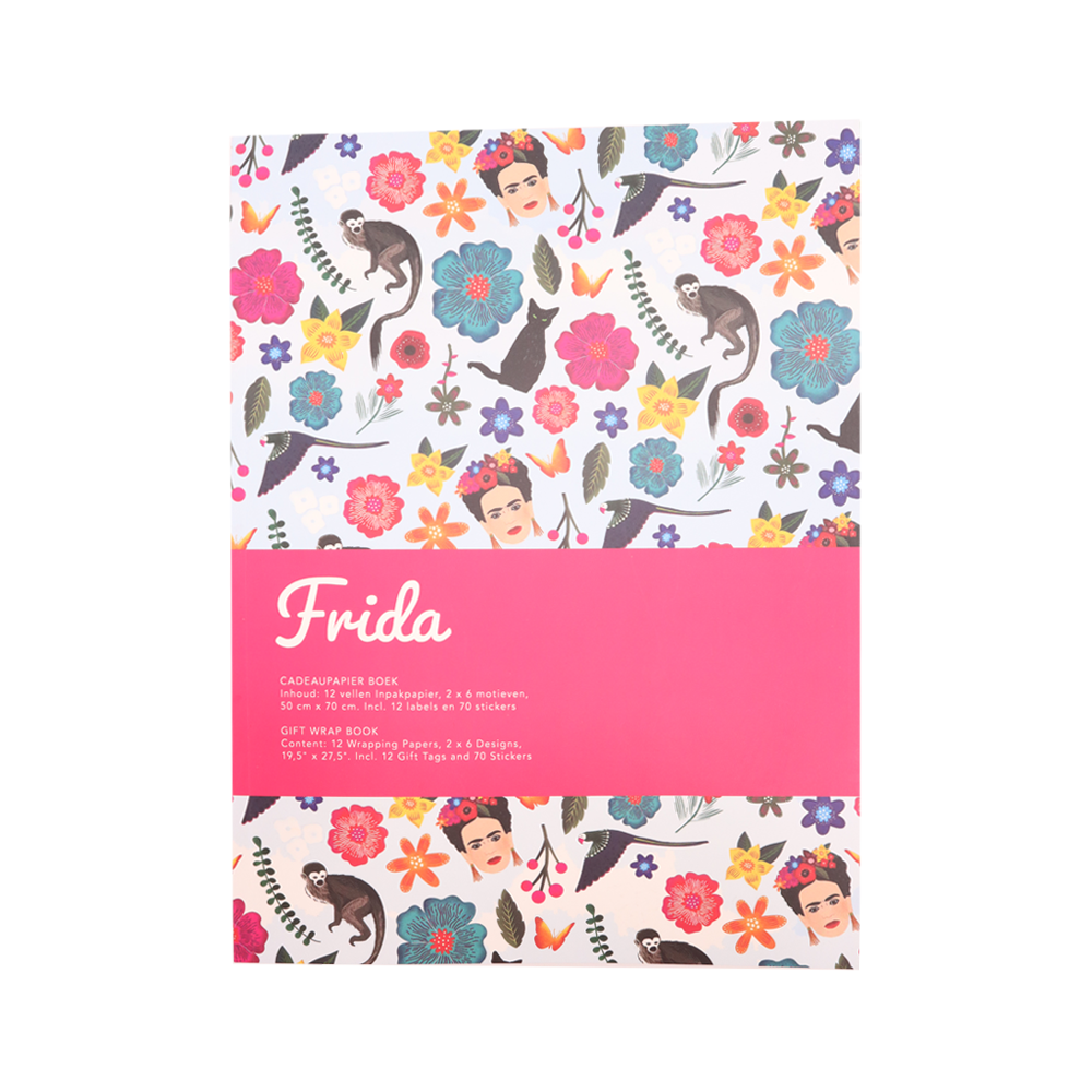 Wrapping Paper Book Frida