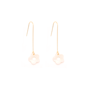 Penny Foggo Earrings Tiny Shell Flower Drops