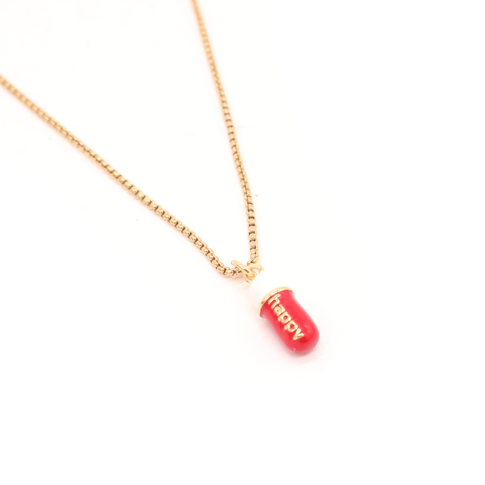 Red pill deals necklace