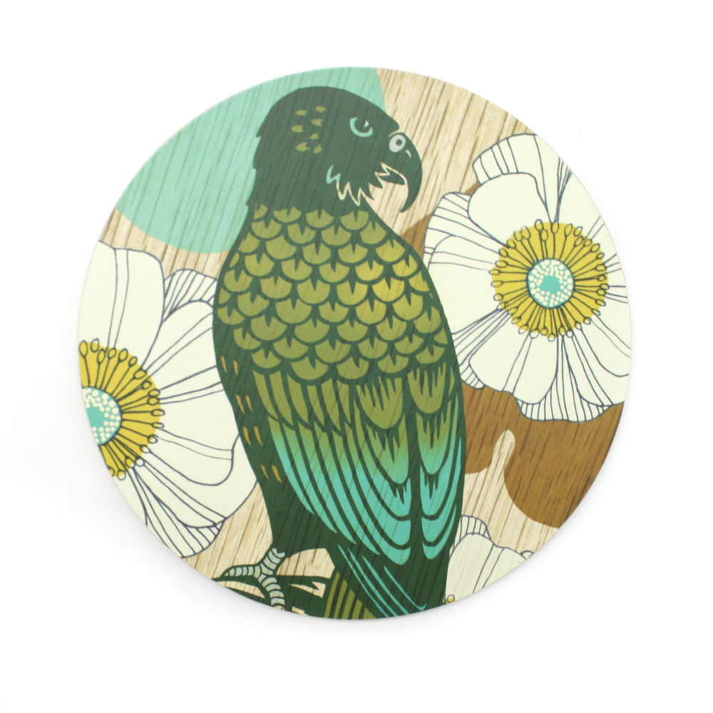 Screenprint Kea Coaster