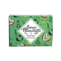 Baron Hasselhoff's Chocolate Box of 6 Pirate Mary Rosemary Infused Salted Caramel