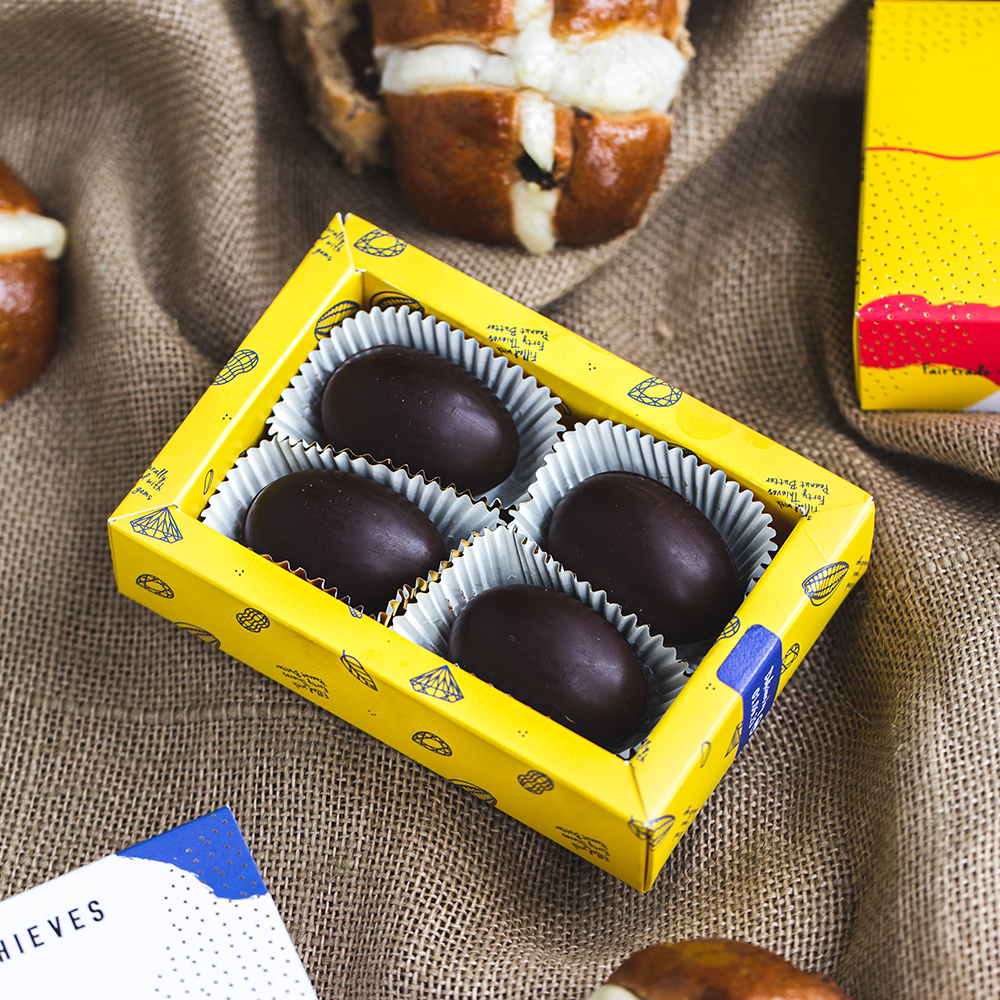 Forty Thieves Peanut Butter Filled Chocolate Easter Eggs