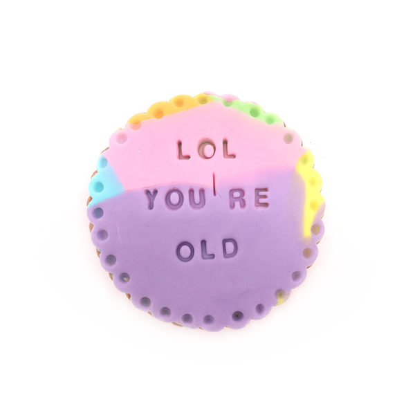 Chimi Churri Gingerbread Message Lol You're Old