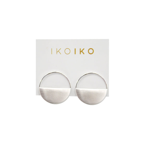 Iko Iko Studs Circle Half Open Matt