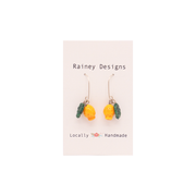 Rainey Designs Glass Lemon Cluster Earrings