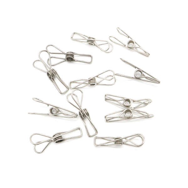 Stainless Steel Clothes Pegs Pack of 12