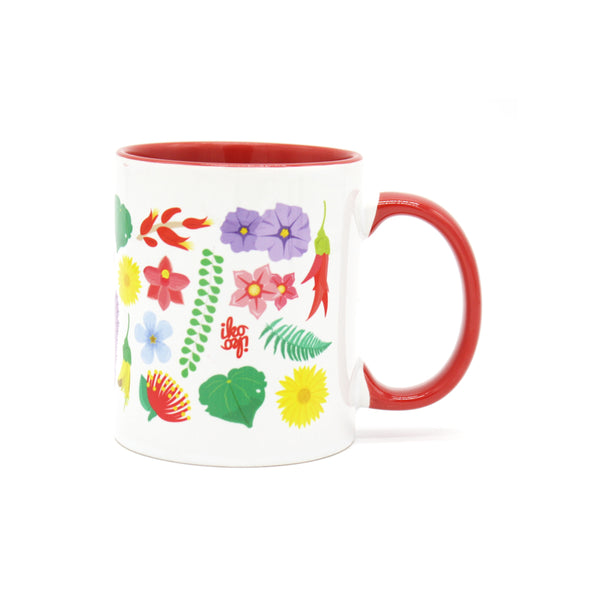 Iko Iko Kiwiana Mug Flora