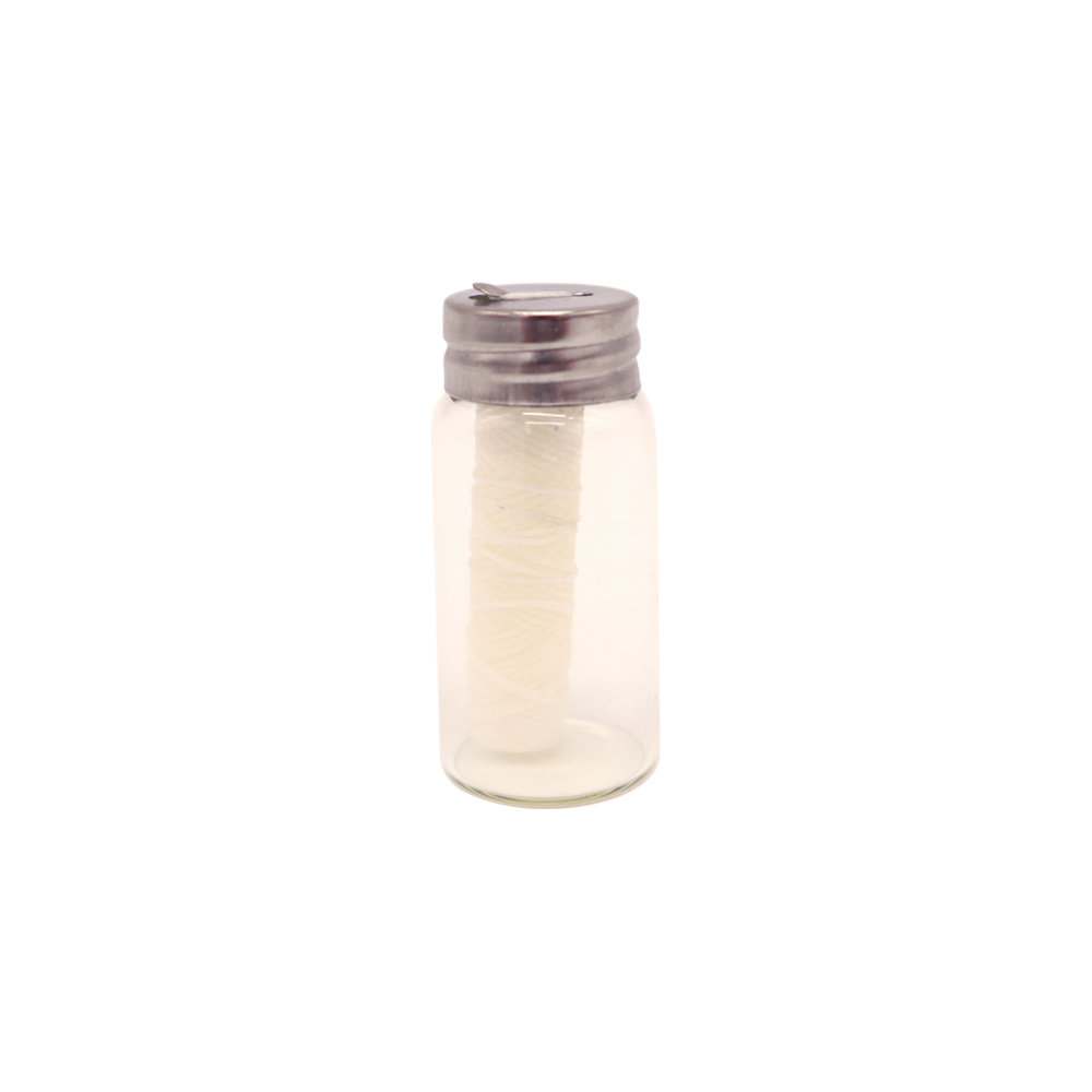 Compostable Dental Floss in Glass Bottle