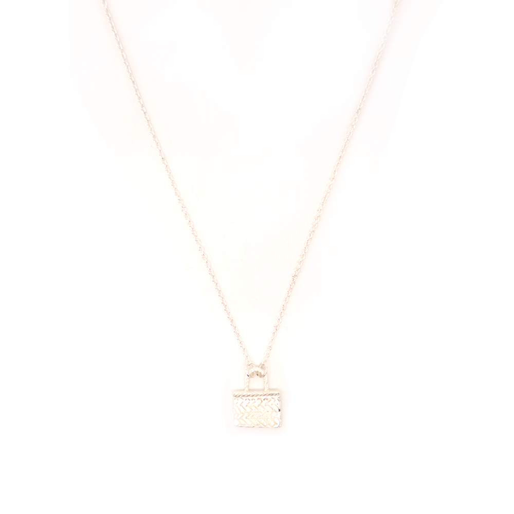 Little Taonga Necklace Kete Silver