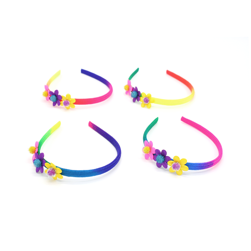 Neon Flower Headband