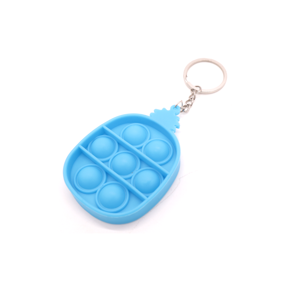 Popit Fidget Toy Keyring Assorted