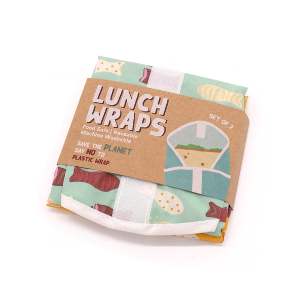100% NZ Lunch Wraps Chocolate Fish Set of 2