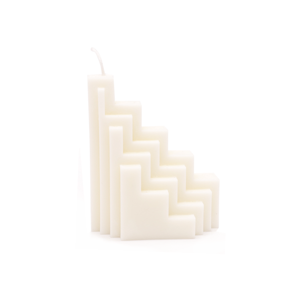 Haly Ascent Staircase Candle White
