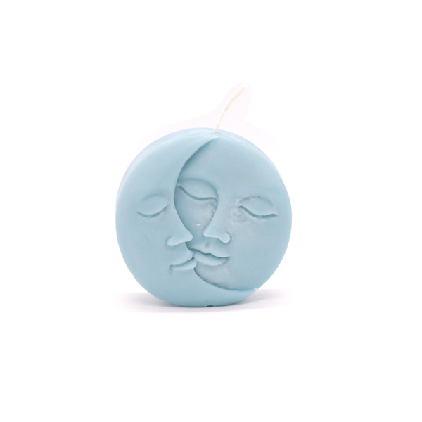 Haly Moon Candle Blue
