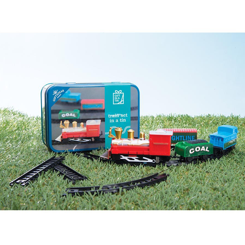 Train Set in a Tin