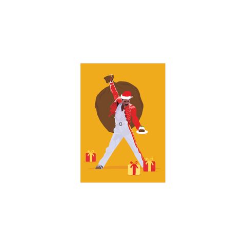 Iko Iko Mini Christmas Card Pop Culture Bohemian