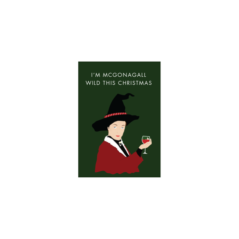 Iko Iko Mini Christmas Card Pop Culture McGonagall