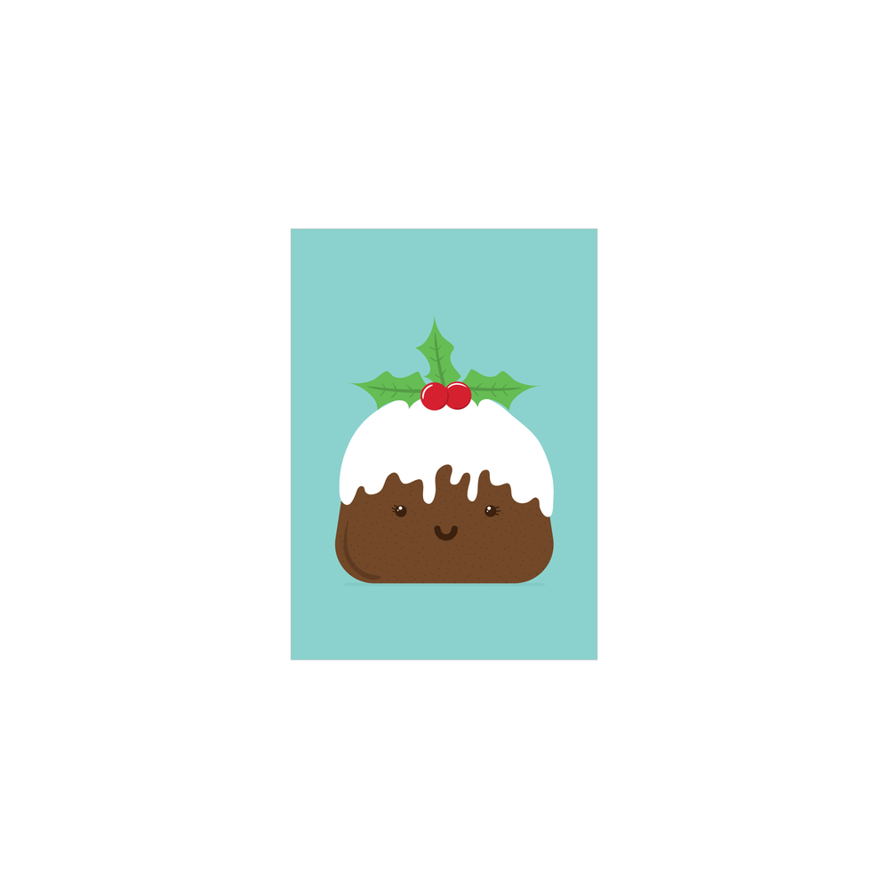 Iko Iko Mini Christmas Card Pudding