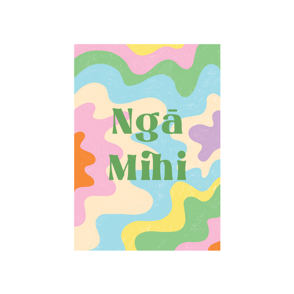 Iko Iko Textured Card Ngā Mihi