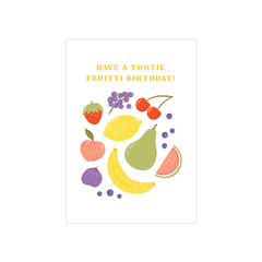 Iko Iko Textured Card Tootie Fruitti Birthday