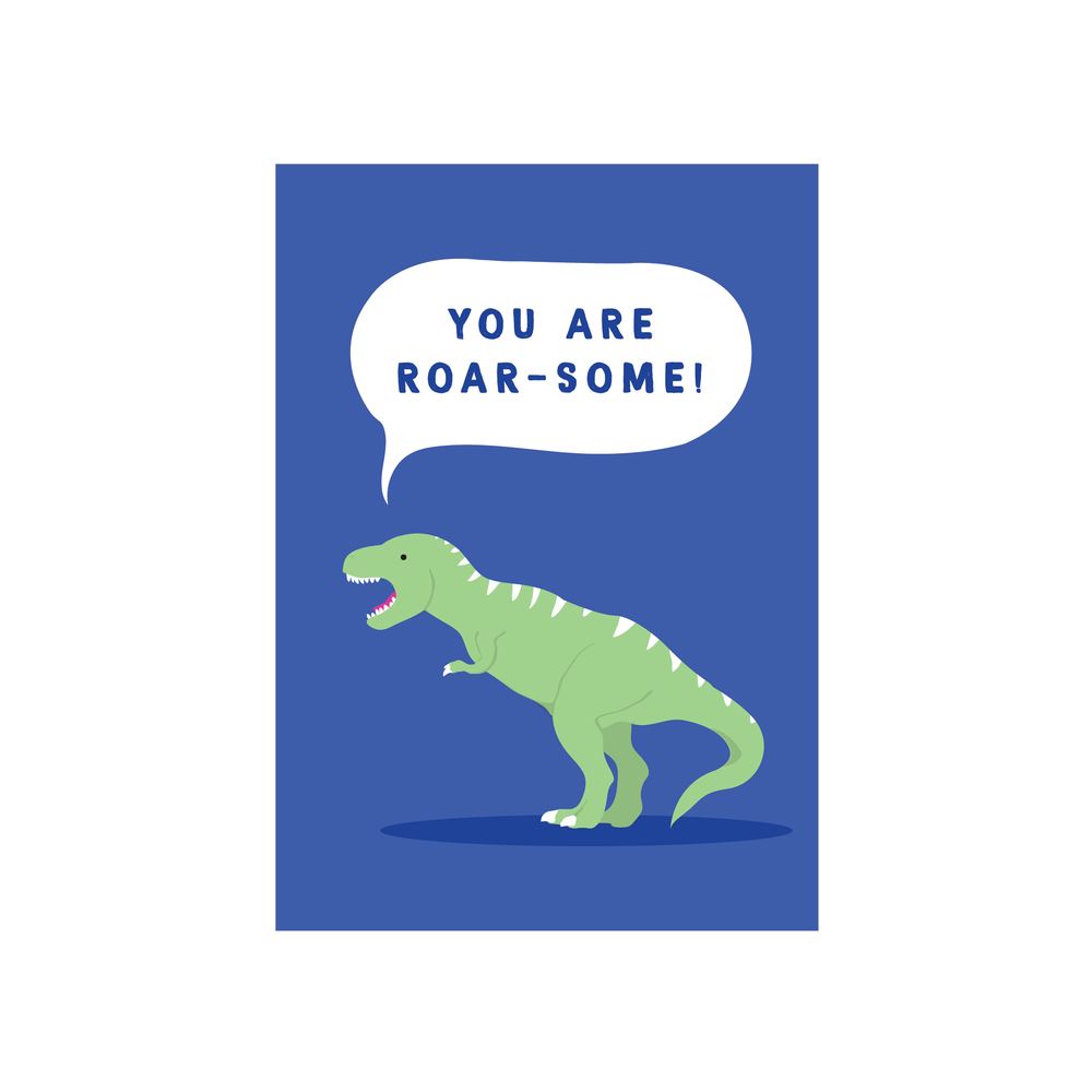 Iko Iko Cutie Animal Pun Card Roarsome