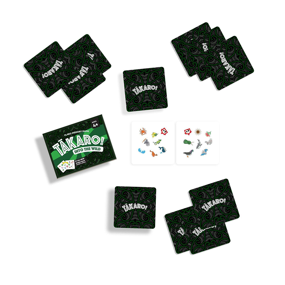 Tākaro! Te Reo Memory Game Into the Wild