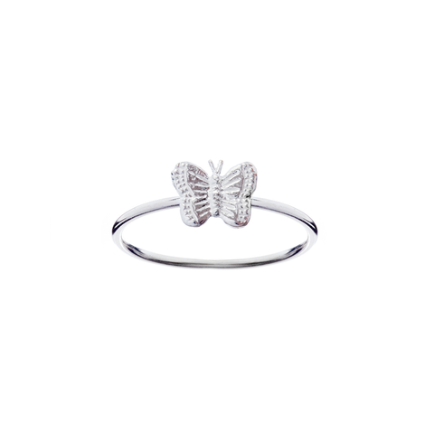 Iko Iko Ring Little Butterfly Silver