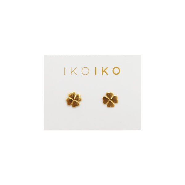 Iko Iko Studs 4 Leaf Clover Matt