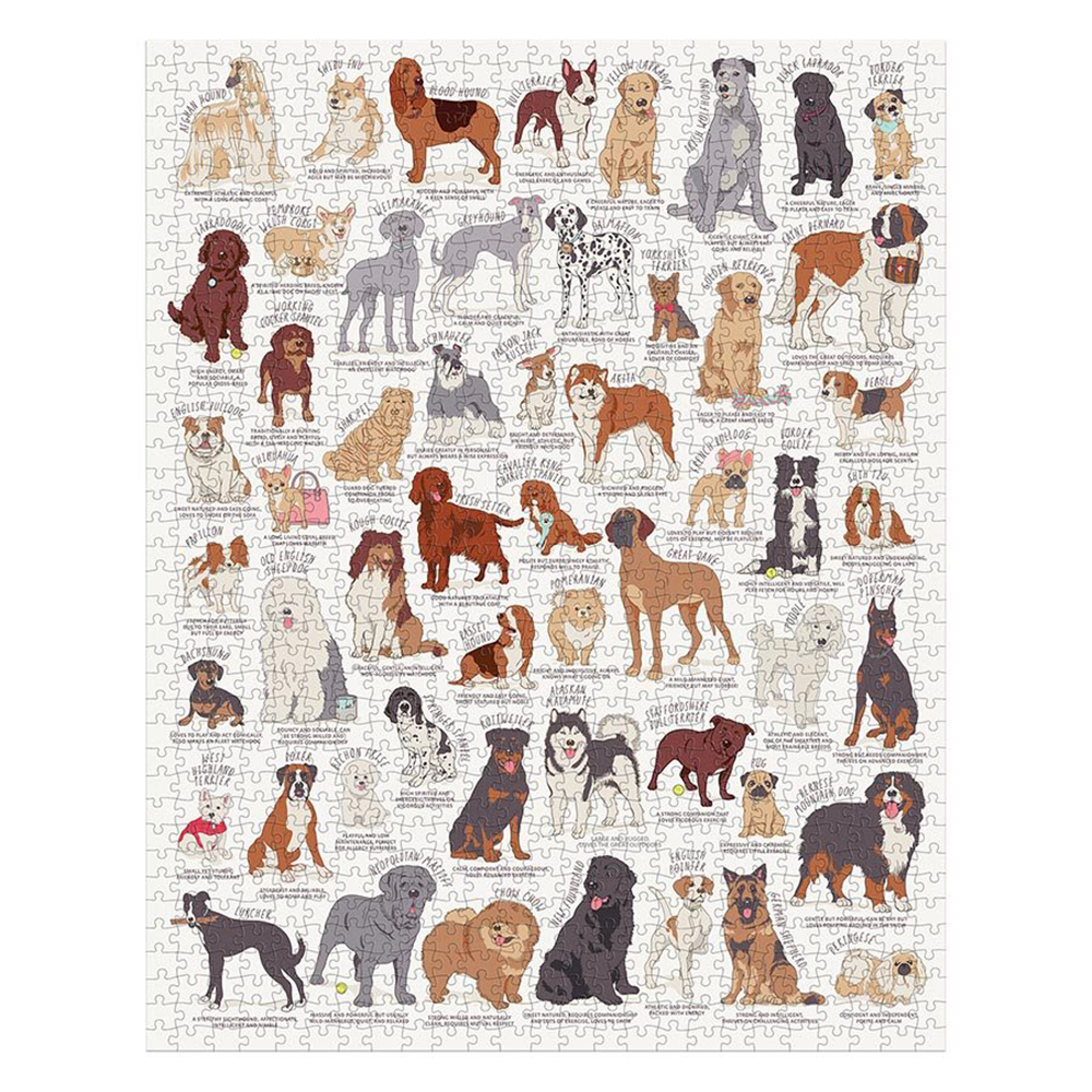 Ridley's The Dog Lovers 1000 Piece Jigsaw Puzzle