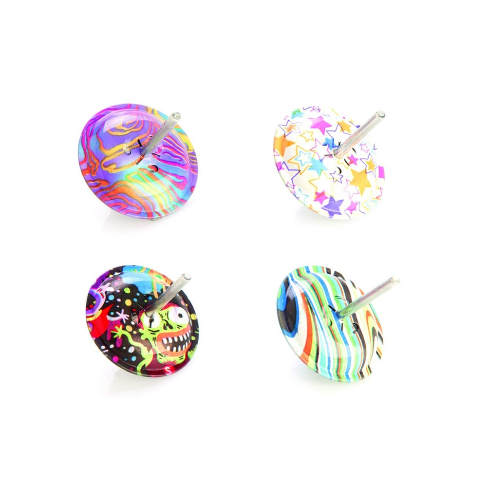 Metal Hopping Spinning Top Assorted