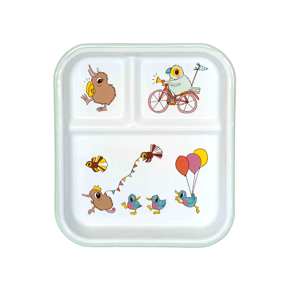 Kuwi & Friends Enamel Plate