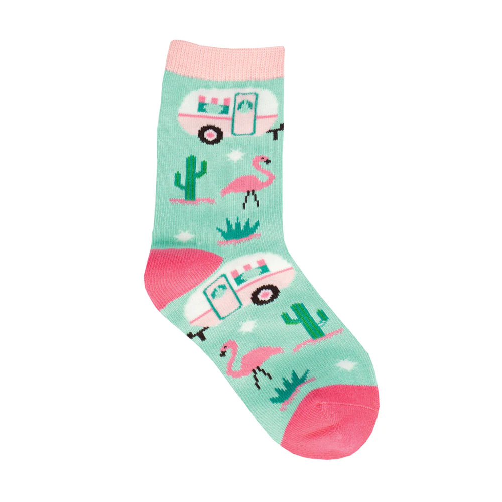 Socksmith Socks Kid's 2-4 years Retro Glamp Mint
