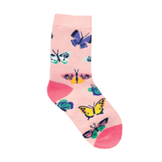 Socksmith Socks Kid's Butterfly Migration Pink 4-7 Years 10-1Y Size