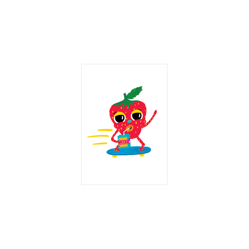 Kimi Moana Design X Iko Iko Mini Card Strawberry