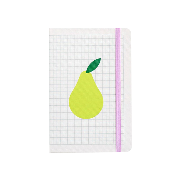 Lettuce A6 Hard Cover Notebook Pear Grid