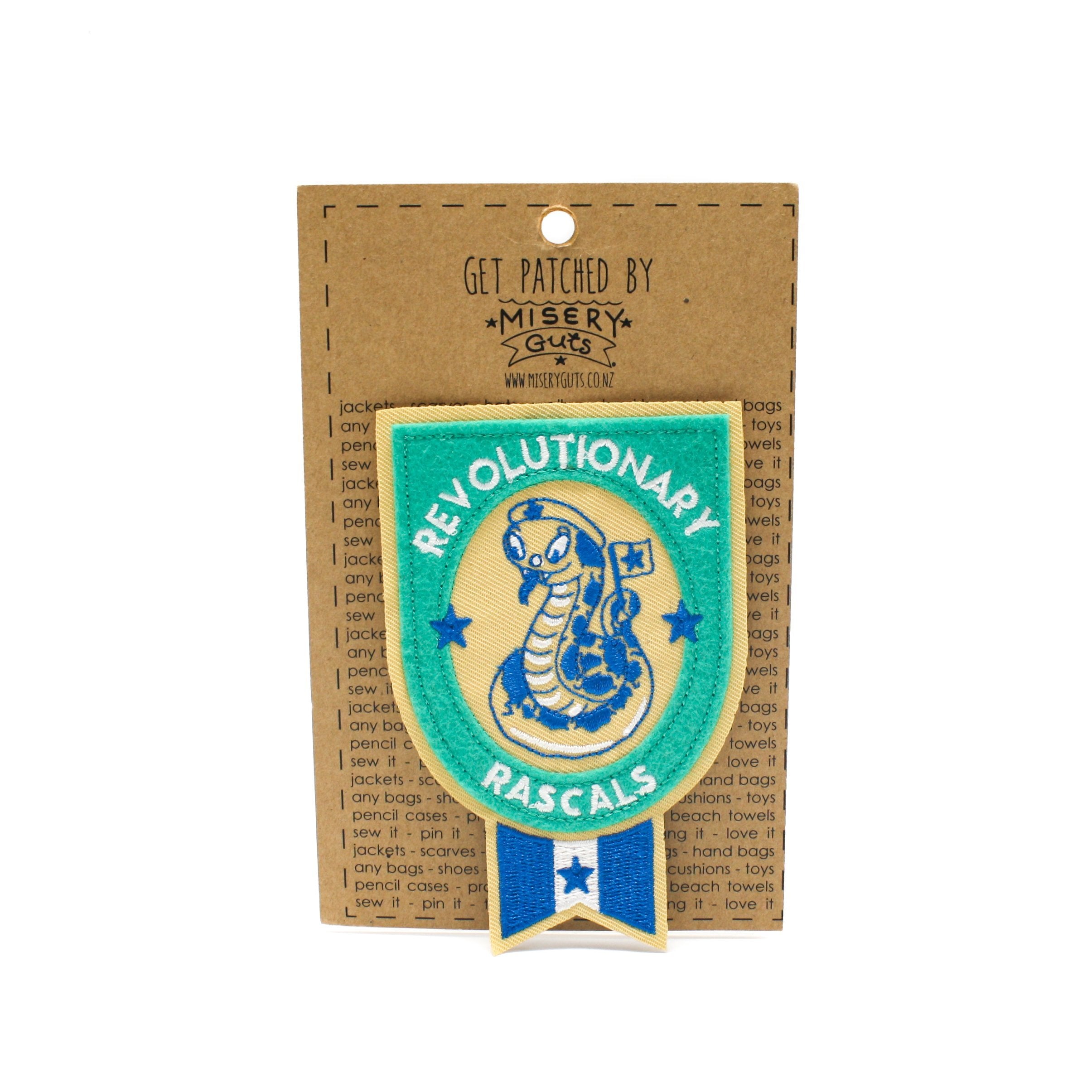 Misery Guts Patch Revolutionary Rascals