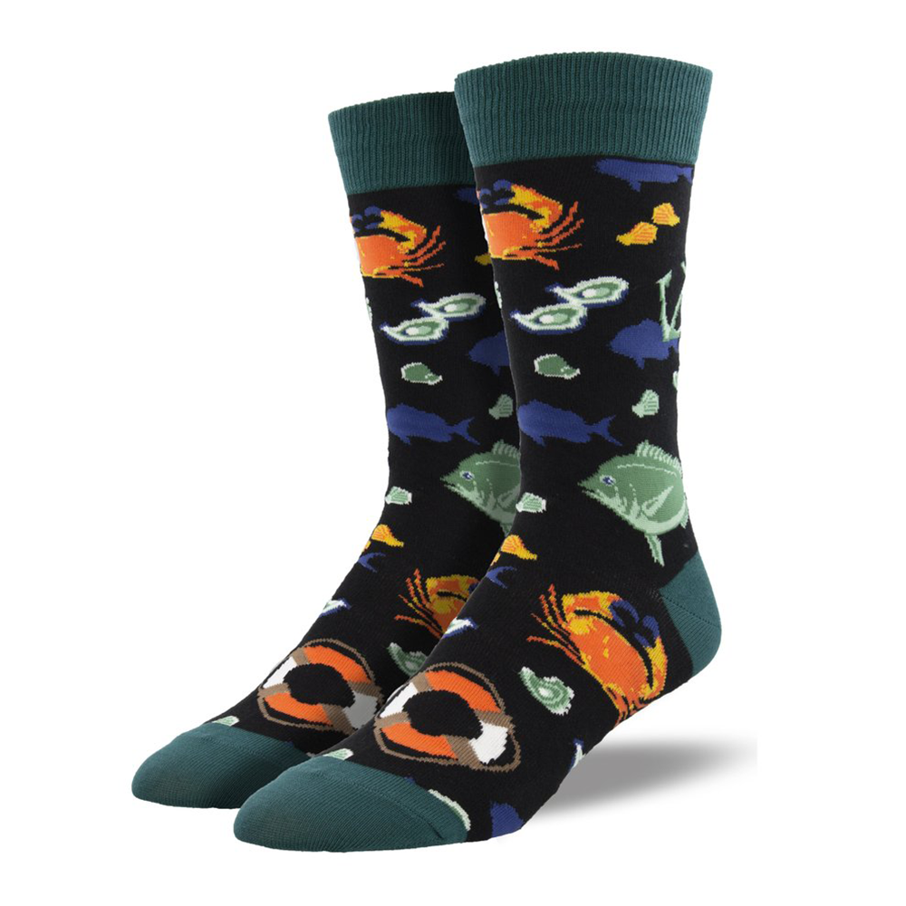Socksmith Socks Men's Fresh Catch Black