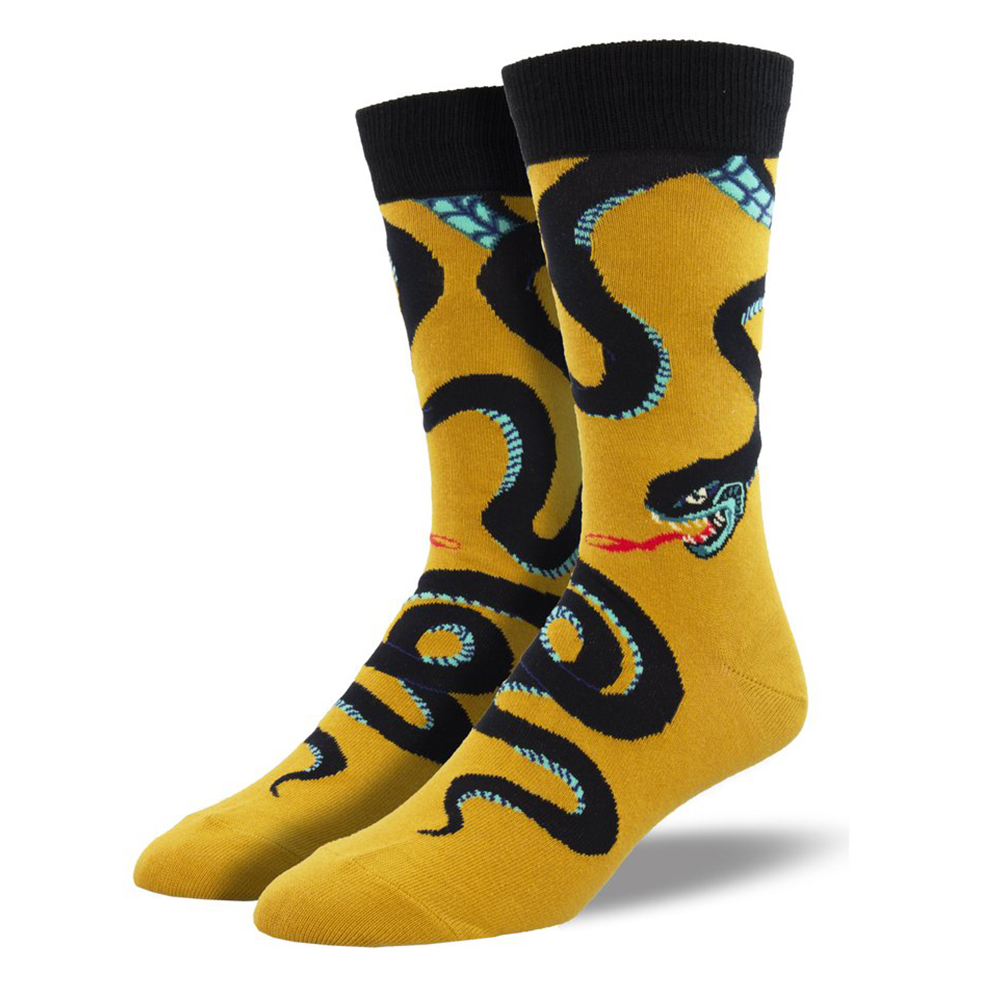 Socksmith Socks Men's Slither Me Timbers Gold