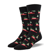 Socksmith Socks Men's Christmas Cars Black