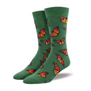Socksmith Socks Men's Social Butterfly Green