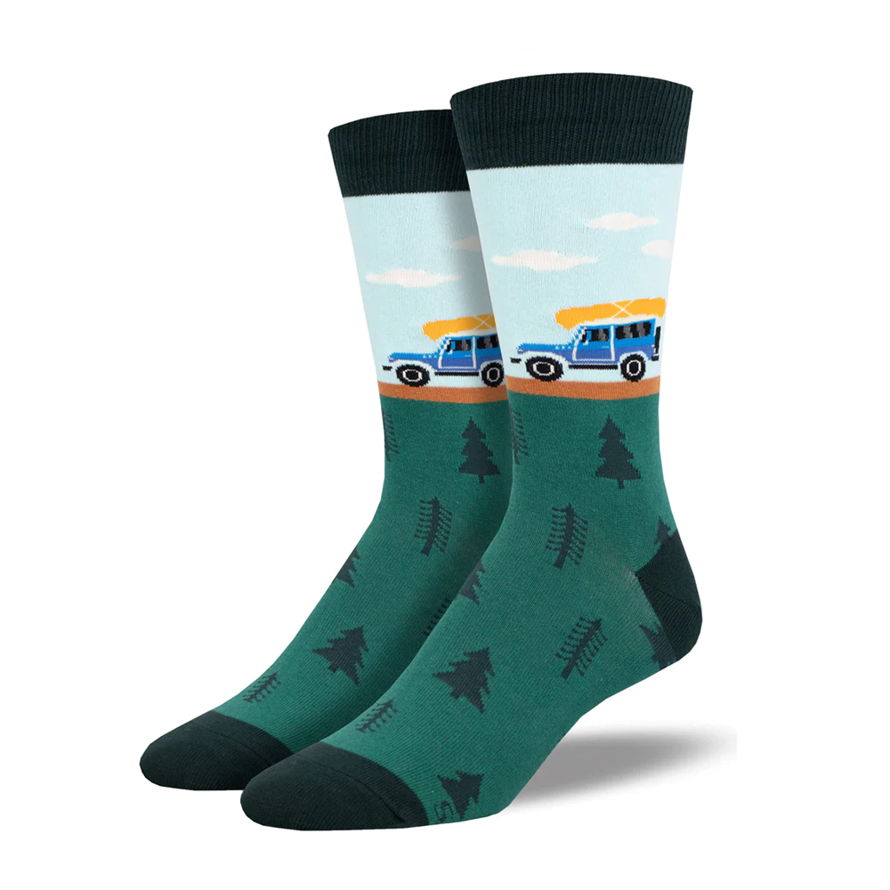 Socksmith Socks Men's Happy Camper Blue